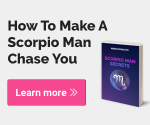 The Scorpio Man Secrets book cover with a learn more button