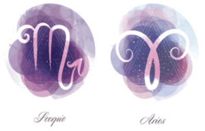 Aries and Scorpio zodiac signs