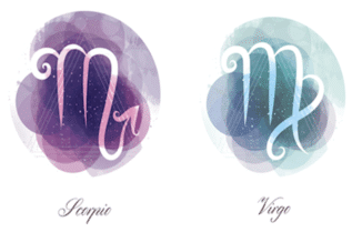 Virgo and Scorpio zodiac signs